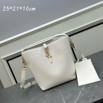 YSL LE 5A7 Underarm bag white 9933 size: 25*21*10cm/17*20*14cm