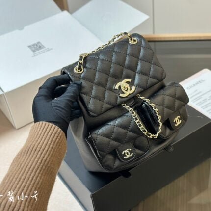 CHANEL Gabrielle caviar The homeless backpack 4 colors size: 20*20cm