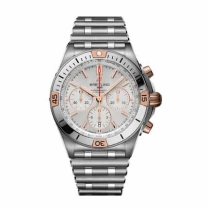 Breitling White Dial Silver Replica