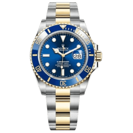 Rolex Submariner Date Two Tone Blue Dial 16613 Replica