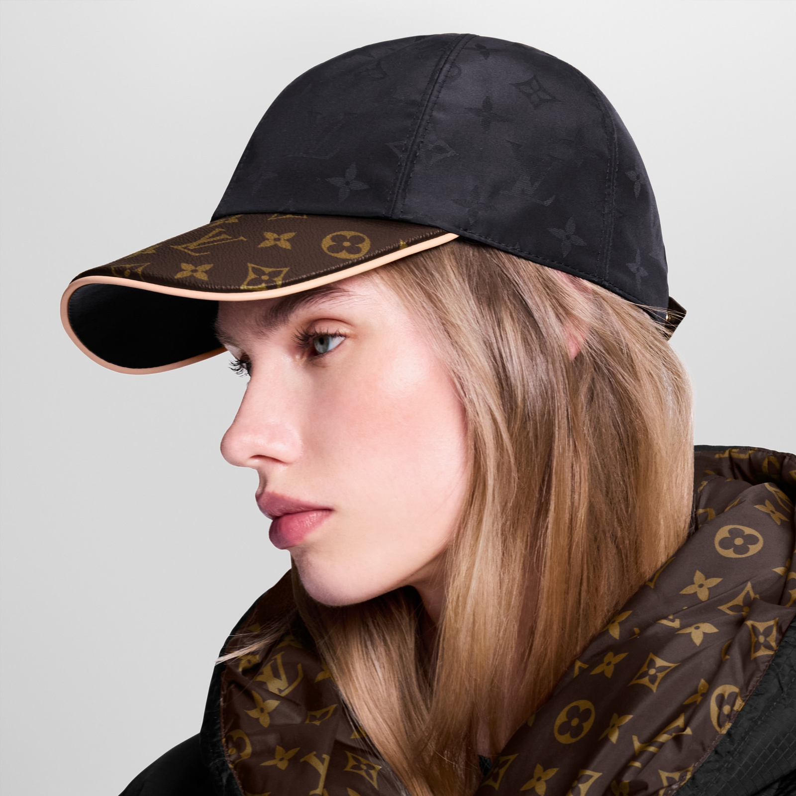 LV Monogram Two Tone Baseball Cap Luxury Designer Dad Hat for Men and Women6