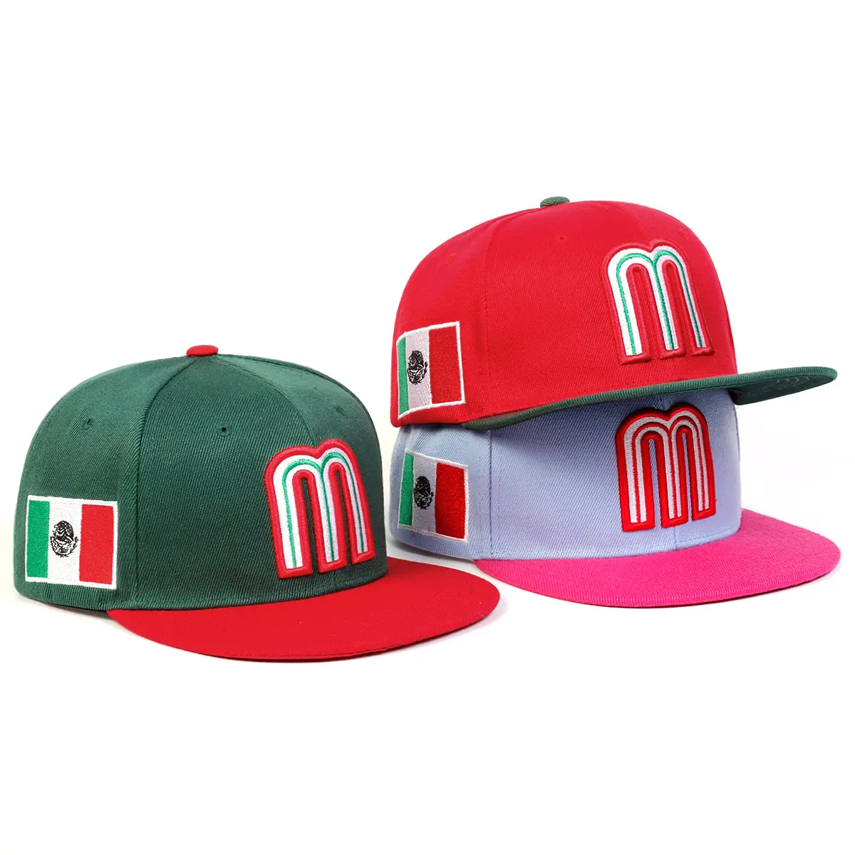 Mexico Soccer Baseball Cap – Adjustable World Cup Fan Hat with Embroidered M Logo